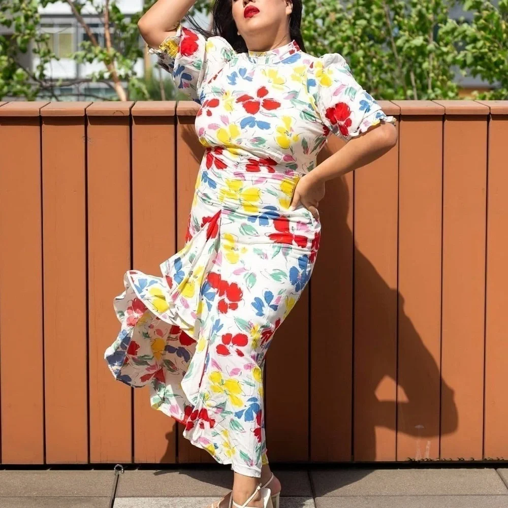 RIXO Floral Dress - Picture 5 of 13